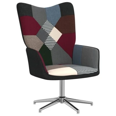 Afbeelding van vidaXL Relaxstoel patchwork stof