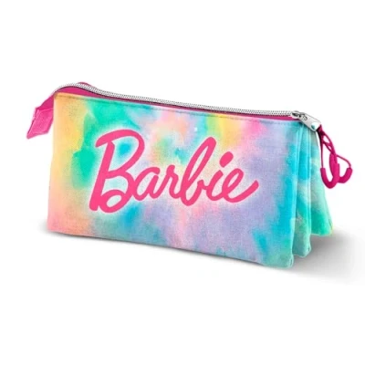 Afbeelding van Karactermania Barbie Tie Dye Triple Roletui Potloden etui Pennenetui