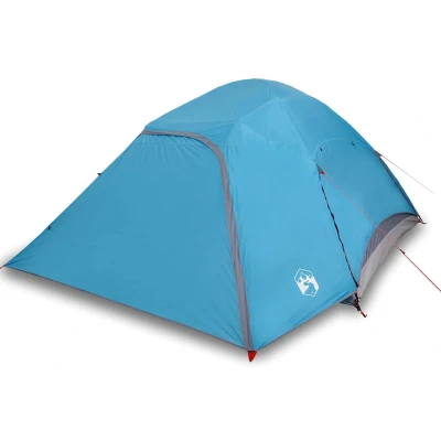 Afbeelding van Koepeltent 6 persoons waterdicht blauw