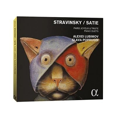 Afbeelding van Alexei Lubimov &amp; Slava Poprugin Stravinsky/Satie: Paris Joyeux Triste/Piano Duets (CD)