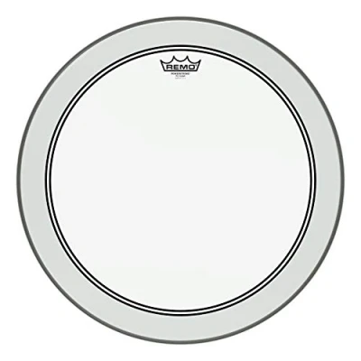 Afbeelding van Remo Powerstroke 3 Clear Bass 18 With White Falam Patch bassdrumvel