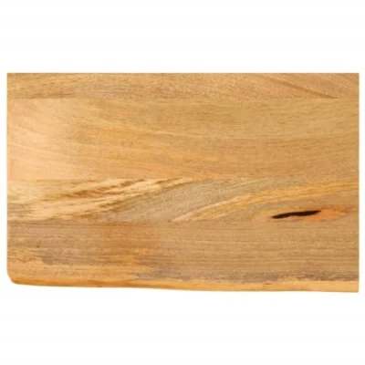 Afbeelding van Tafelblad met natuurlijke rand 50x20x3,8 cm massief mangohout