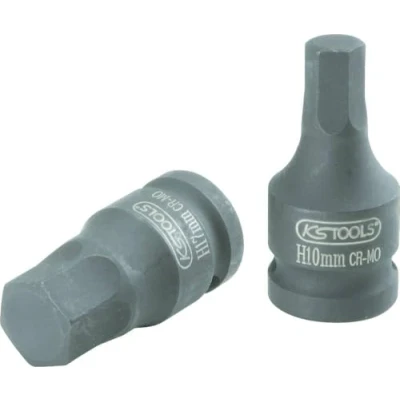 Afbeelding van KS Tools, Dopsleutel + dopmoer, 1/2&quot; power bit socket (10 mm)