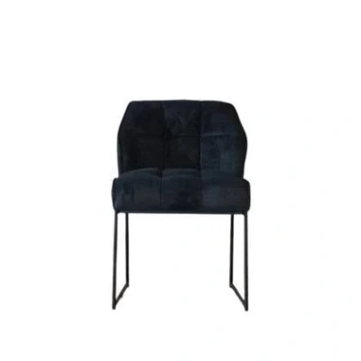 Afbeelding van Bronx71® Scandinavische eetkamerstoel Jelle zwart