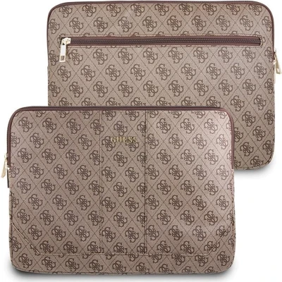 Afbeelding van Guess 4G Uptown Laptop Sleeve Geschikt voor o.a. Notebooks (13&quot;) Bruin
