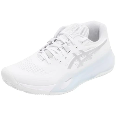 Afbeelding van Asics Gelresolution X CLAY Tennisschoenen voor kleibanen, Dames, Maat: 41.5, White/pure silver Kunststof/ textiel
