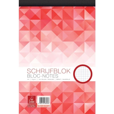 Afbeelding van Work schrijfblok, ft A4, 70 g/m², 100 vel, geruit 5 mm schrijfblok