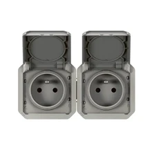 Afbeelding van Legrand Plexo Contactds 2Vx2P+A Horiz Mechanisme Ip55 Ik08 Grijs