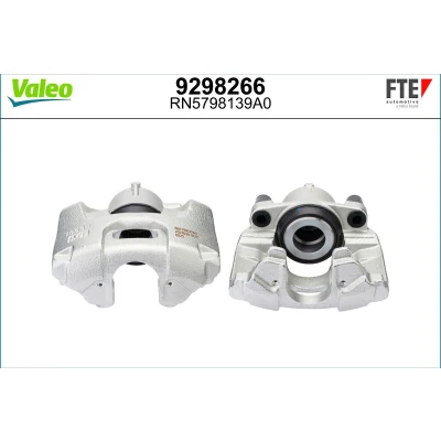 Afbeelding van FTE 9298266 Remklauw grijs Gietijzer Vooras links Zonder houder OPEL: Vectra C CC, Saloon, SAAB: 9 3 Convertible