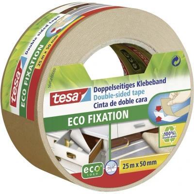 Afbeelding van tesa ECO FIXATION 56452 00000 11 Dubbelzijdige tape Zwart (l x b) 25 m 50 mm 1 stuk(s)