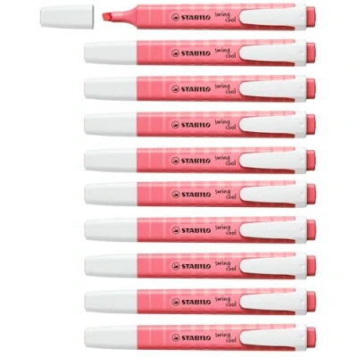 Afbeelding van Fluoriscerende Markeerstift Stabilo Swing Cool Roze 10 Onderdelen (1 Stuks)