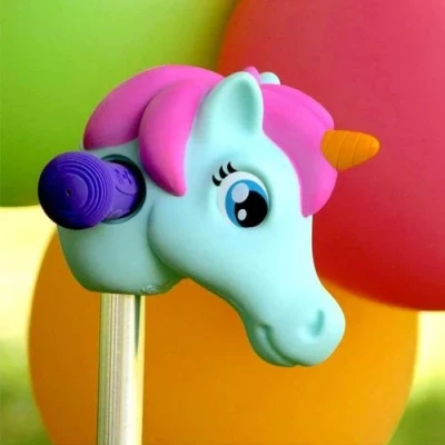 Afbeelding van Scootaheadz kinderstep accessoire eenhoornhoofd mint