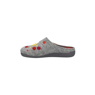 Afbeelding van Josef Seibel CARA Pantoffels, Dames, Maat: 37, Grau multi Leer en textiel