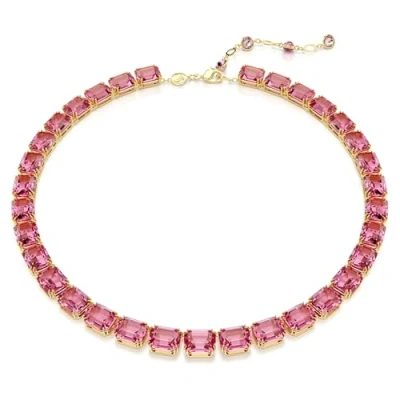 Afbeelding van Swarovski Millenia ALL ARD Ketting rose/goldcoloured shiny/pink, Dames, Maat: One Size, Rose/gold coloured shiny/pink