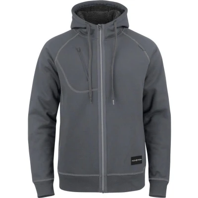 Afbeelding van ProJob 2130 HOODIE MET TEDDYVOERING 642130 Grijs