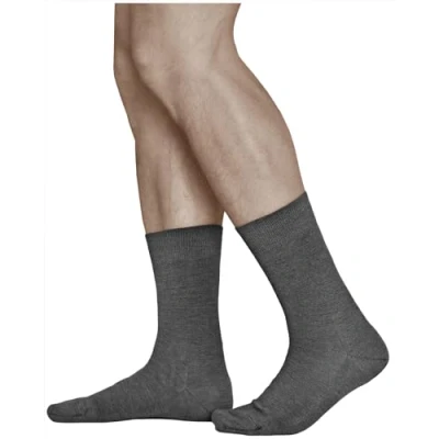 Afbeelding van VITSOCKS Merino wollen stadssokken 80% fijn warm heren (3 paar) ademend, Grijs