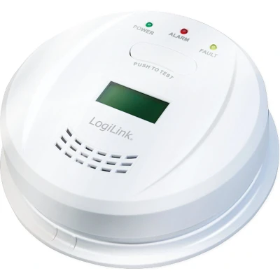 Afbeelding van LogiLink SC0111 Koolmonoxidemelder werkt op batterijen Detectie van Koolmonoxide