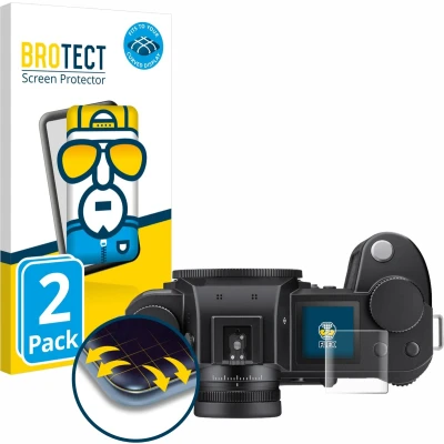 Afbeelding van BROTECT Screenprotector voor Leica SL3 (Schouderdisplay) Folie Beschermfolie transparant volledig dekking (2 Stuks)