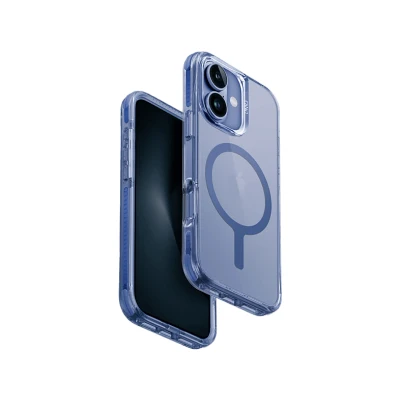 Afbeelding van Uniq Cover Iphone 16 Case Combat Magsafe Blauw (uniq ip61(2024) commpblu)