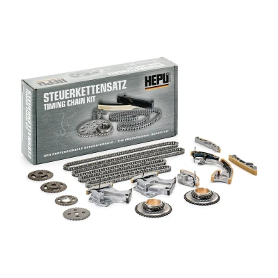 Afbeelding van HEPU 21 0640 Distributiekettingset Met nokkenastandwiel, tussenastandwiel Simplex, Gesloten ketting AUDI: Q7, A5 B8 Sportback, A6 C7 Allroad