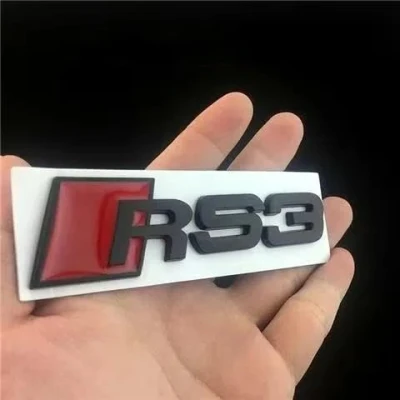 Afbeelding van SANSANS Zelfklevend embleem voor RS3, decoratief auto logo, B