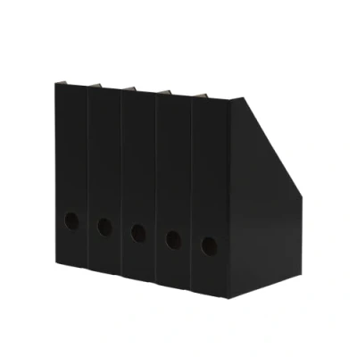 Afbeelding van Landré 400170043 Landre A4 Staande verzamelaar, van stevig karton, 7 x 30 22,5 cm, 5 stuks,zwart