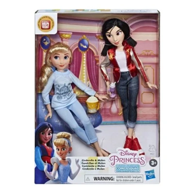 Image de Poupées Hasbro Disney Princesses Cendrillon et Mulan 26 cm