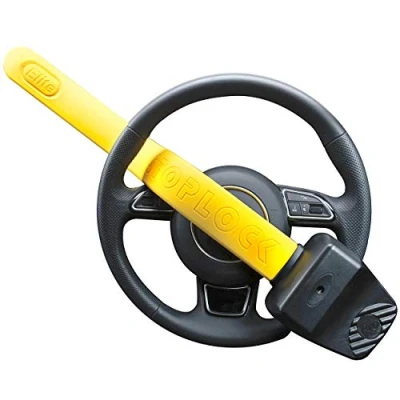 Afbeelding van Topstar. Stoplock stuurslot voor auto&#039;s Pro Elite 1 Unit Zwart/Geel
