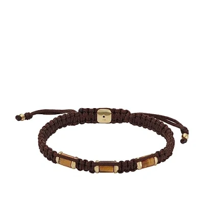 Afbeelding van Fossil Armband, Heren, Maat: One Size, Brun