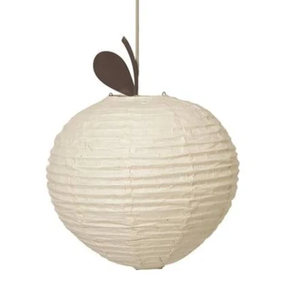 Afbeelding van ferm LIVING Apple Lampenkap Natural