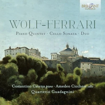 Afbeelding van Quartetto Guadagnini &amp; Costantino Catena Wolf Ferrari: Piano Quintet, Cello Sonata, Duo (CD)