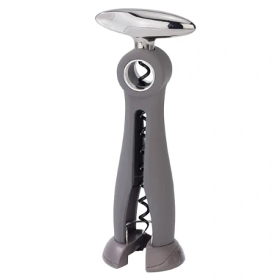 Image de Tire bouchon Salma avec socle et coupe capsule, Basalte