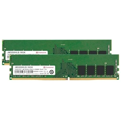Afbeelding van Transcend JetRam JM3200HLB 16GK geheugenmodule 16 GB 2 x 8 DDR4 3200 MHz