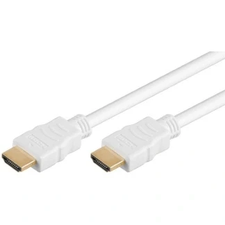 Afbeelding van HDMI kabel 2.0 Goobay 2 meter (Wit, 4K@60Hz, HDR)