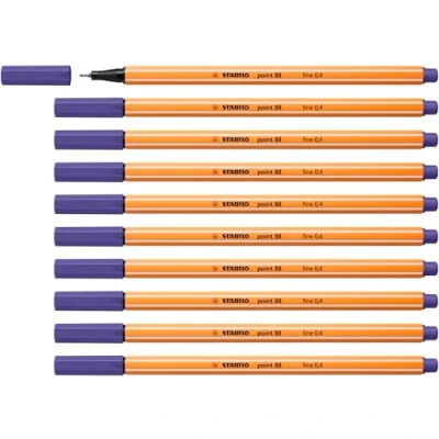 Image de Marqueur stabilo pointe fibre point 88 violet 0,4 mm