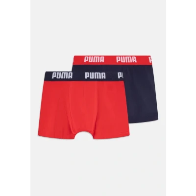 Afbeelding van Puma BOYS Everyday Basic 2 PACK Onderbroeken voor kinderen, Maat: 134 140, Red/navy