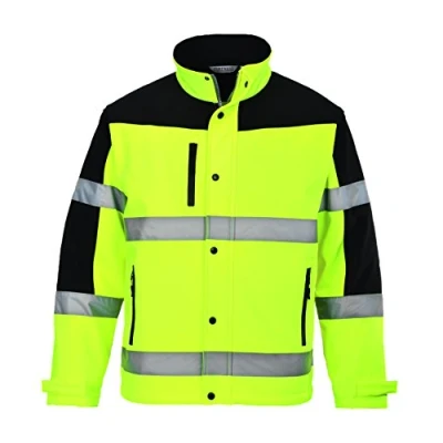 Afbeelding van Portwest S429YERS Softshelljas tweekleurig / 3 laags geel, klein