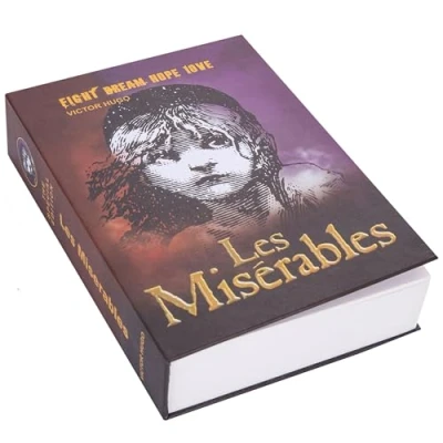 Afbeelding van Secret Book Veilige kluis met slot, geldcassette in woordenboek, boekkluis, verborgen boek sleutel, anti diefstal, veilig geheime box, geldkast, opbergdoos