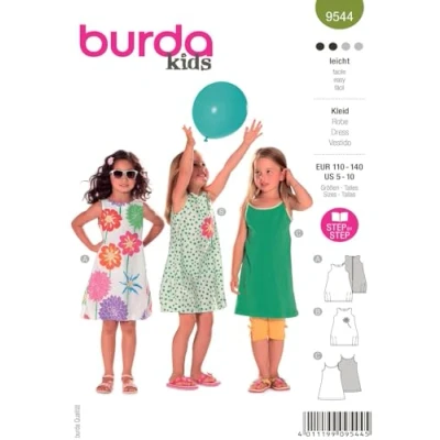 Afbeelding van Burda Naaipatroon 9544 Jurk in variaties