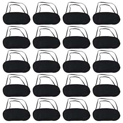 Afbeelding van 24 pack blinddoek oogblinddoek voor slaapspelreizen met neuspad
