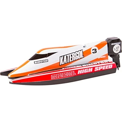 Afbeelding van Invento Mini Race Boat Red RC boot voor beginners RTR 140 mm