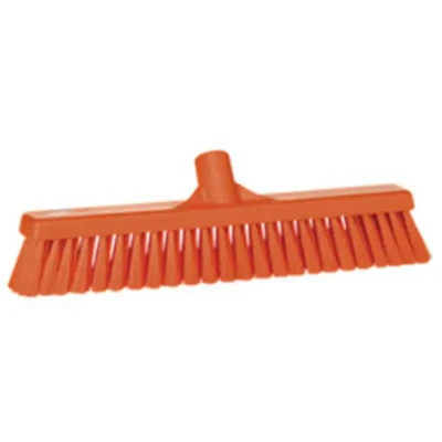 Afbeelding van Vikan Bezems en Vegers Zachte Veger Met Polyester Vezels 410x65x130mm Oranje