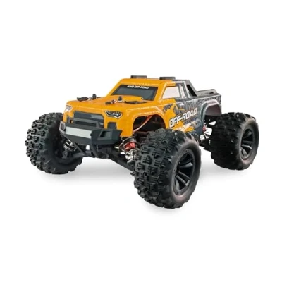 Afbeelding van Amewi MEW4 Oranje Brushless 1:16 RC auto Elektro Monstertruck 4WD RTR 2,4 GHz