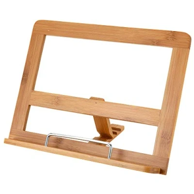 Afbeelding van Excellent Houseware Kookboekstandaard bamboo