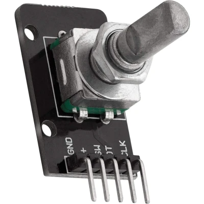Afbeelding van AZDelivery KY 040 Drehwinkelgeber Drehgeber Rotary Encoder Modul compatibel met Arduino Inclusief E Book! 1