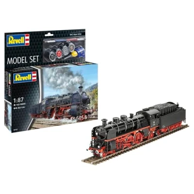 Afbeelding van 1:87 Revell 62167 Baureihe 18 505 &amp; Tender 2&#039;3&#039; T 38 Stoomlocomotief Model Set Plastic Modelbouwpakket