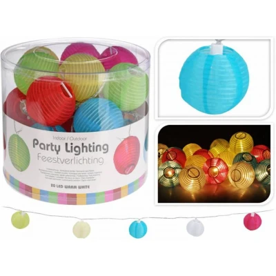 Afbeelding van Feestverlichting set met 5 kleuren