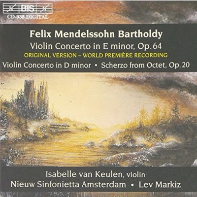 Afbeelding van Isabelle Van Keulen, Nieuw Sinfonietta Amsterdam, Lev Markiz Mendelssohn: Violin Concerto (CD)