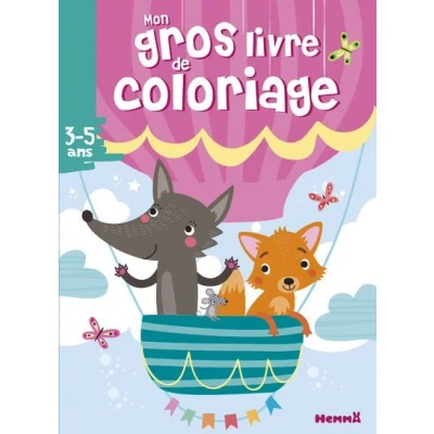 Image de Mon gros livre de coloriage (Renard et loup)
