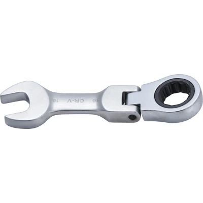 Afbeelding van BGS Ratel ringsteeksleutel kort knie 16 mm